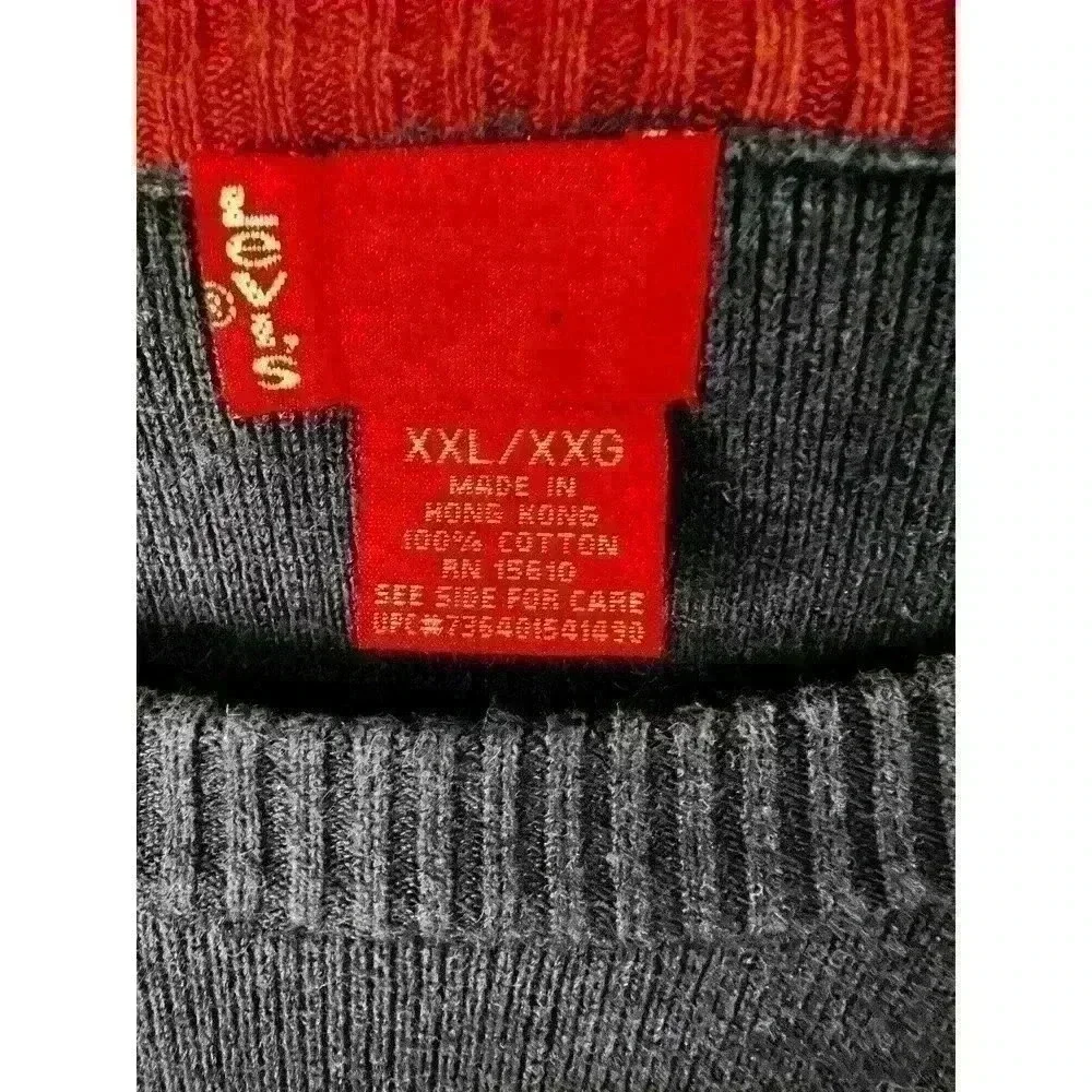 Levi's Men's 100 % Cotton Knit‎ Sweater XXL 2XL Blue